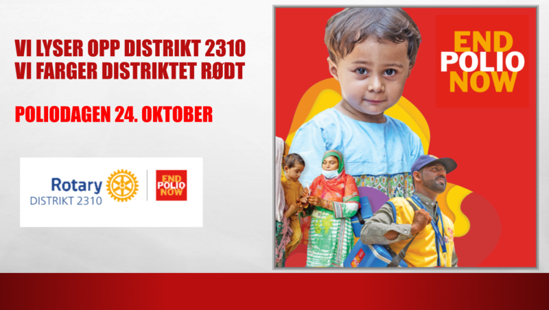 24. oktober er verdens poliodag.