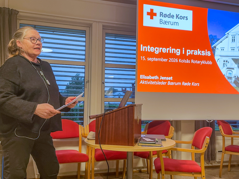 Bærum Røde Kors sitt arbeid med integrering i praksis
